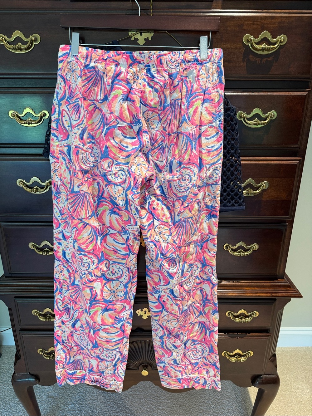Lilly Pulitzer Pink Multicolor Seashell Print pajamas - Picture 5 of 6